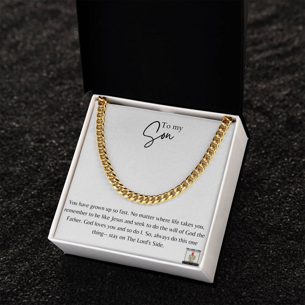 To My Son necklace for all occassions