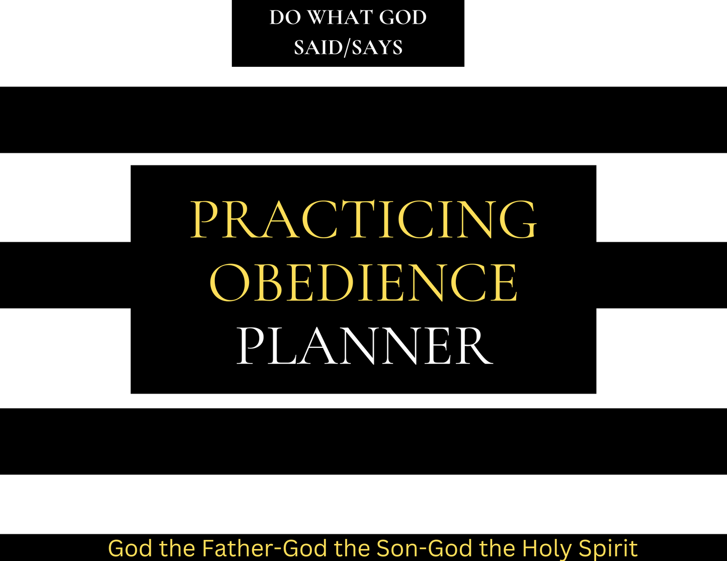 PRACTICING OBEDIENCE DIGITAL PLANNER