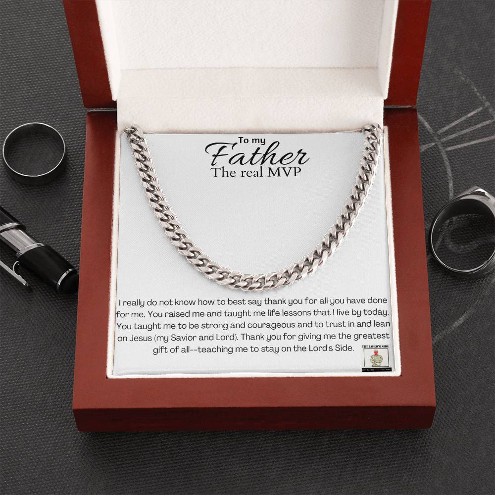 My Father- the Real MVP necklace