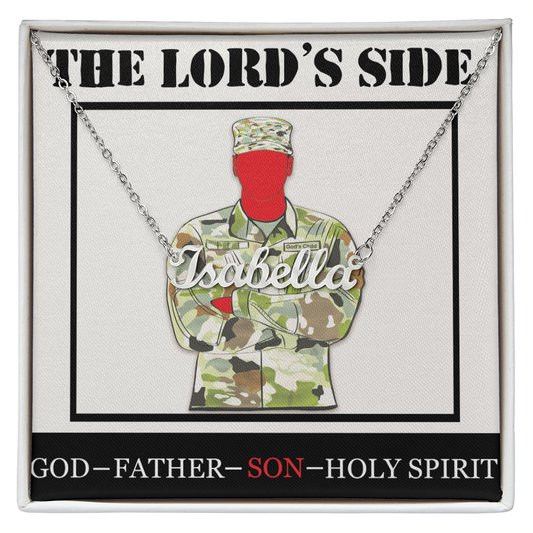 Lord's Side Name Necklace