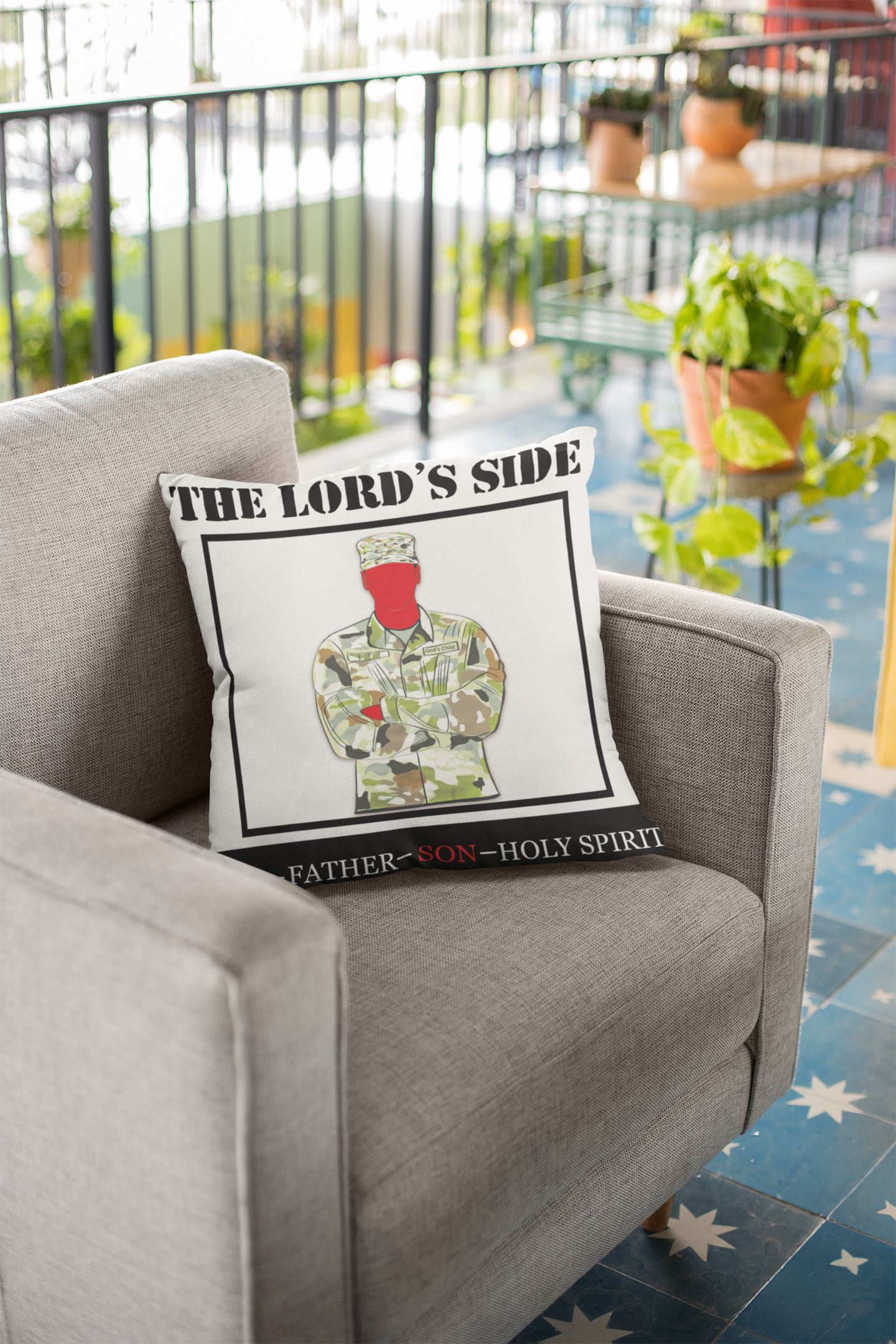 Lord’s Side Medium Square Pillow