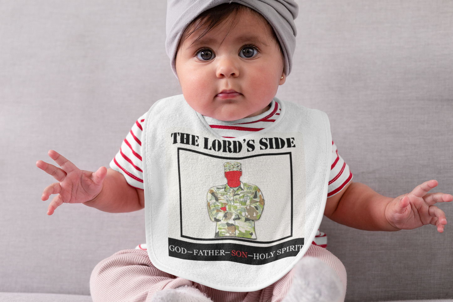 The Lord's Side Baby Bib